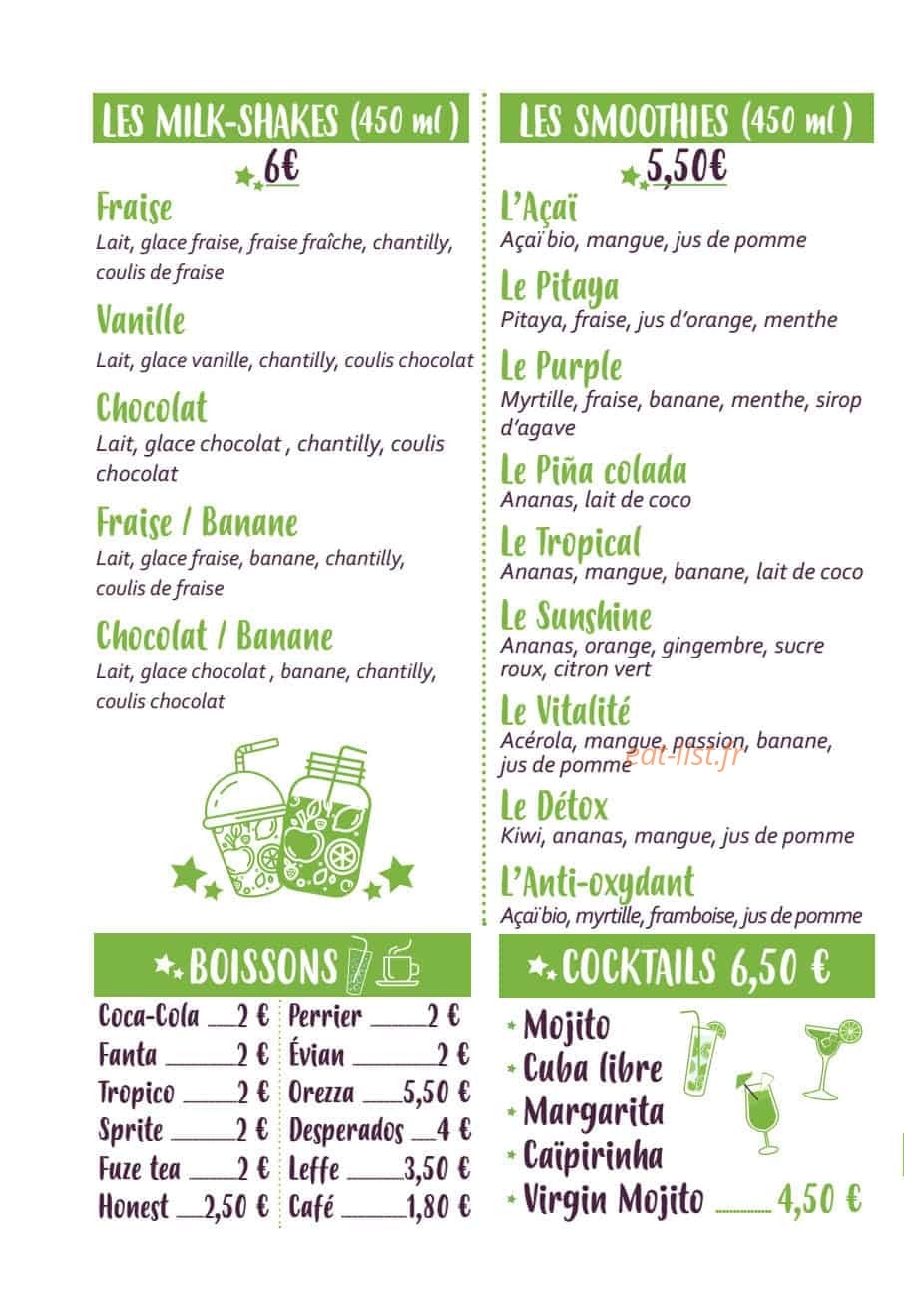 L’Açaï Bowl — carte page 4