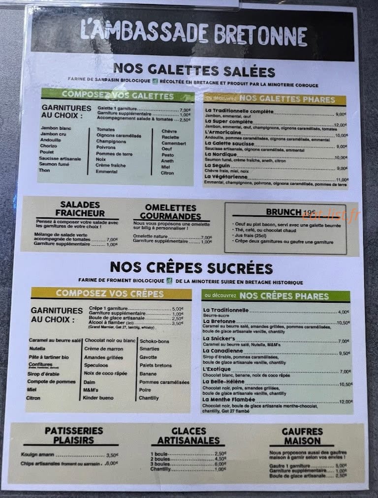 L’ambassade Bretonne — carte page 1