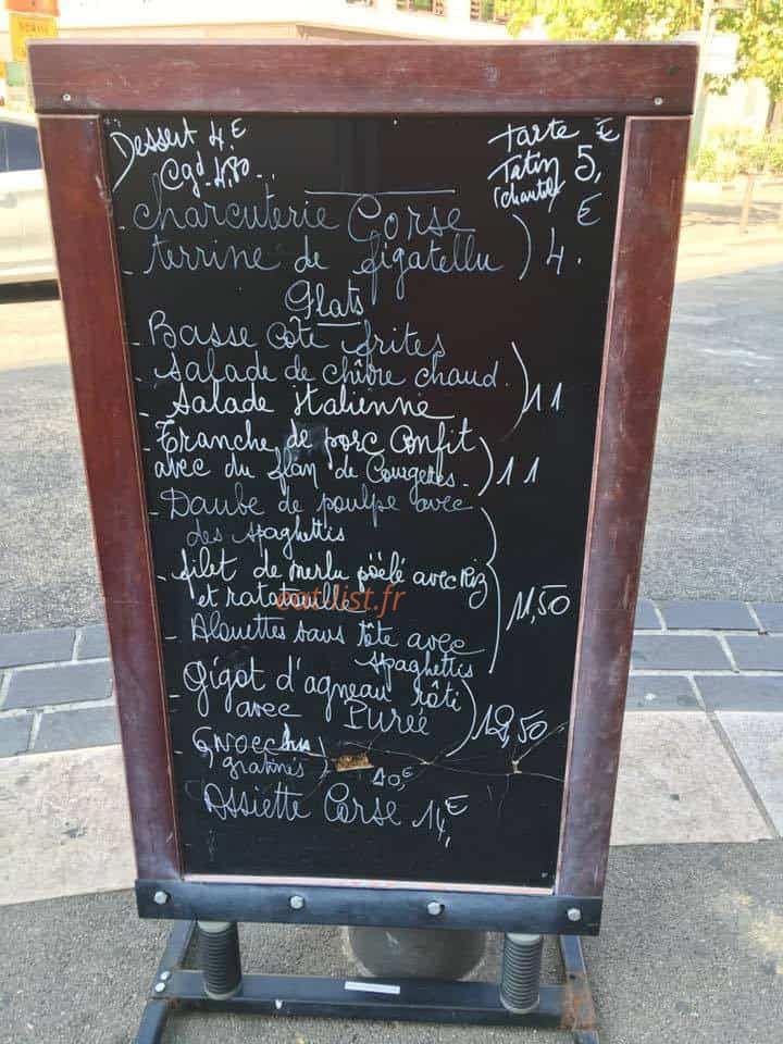 La Corsoise — carte page 1