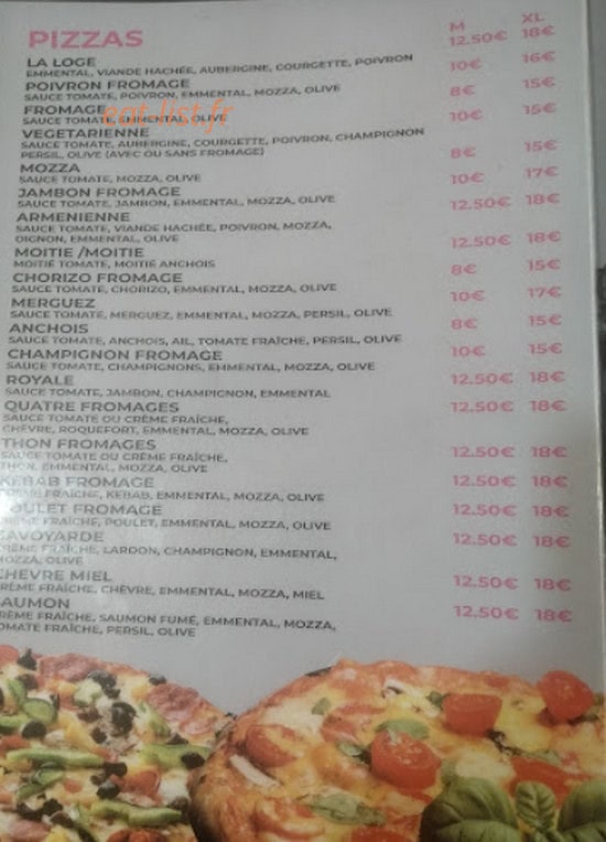 La loge — carte page 1