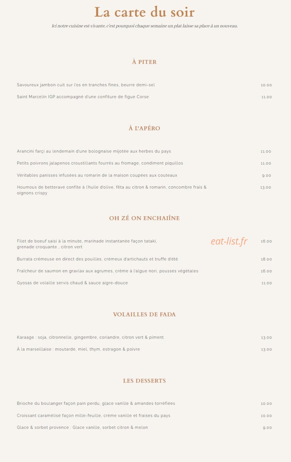 La Pagaille — carte page 1