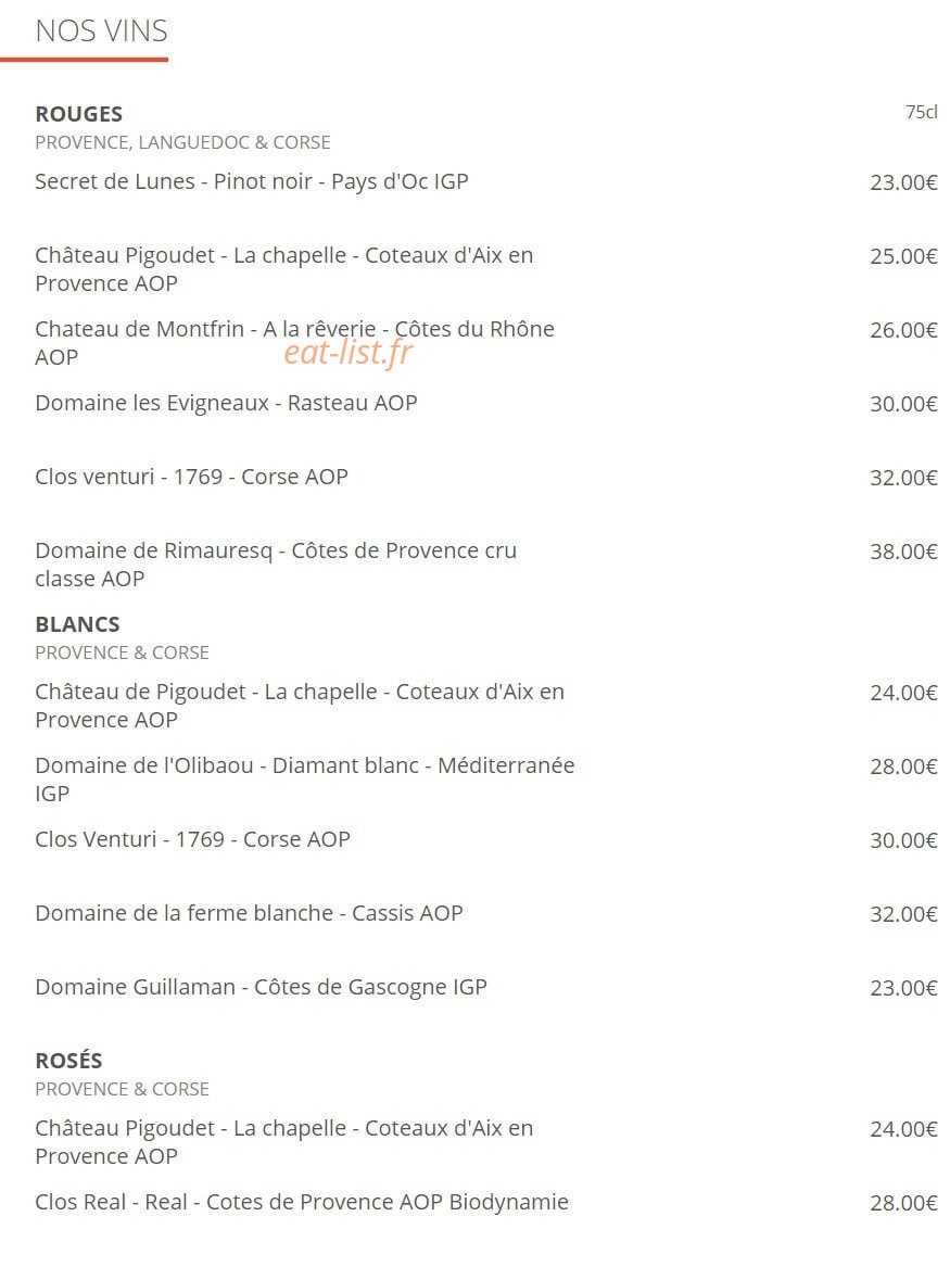 La Table d’Augustine — carte page 4