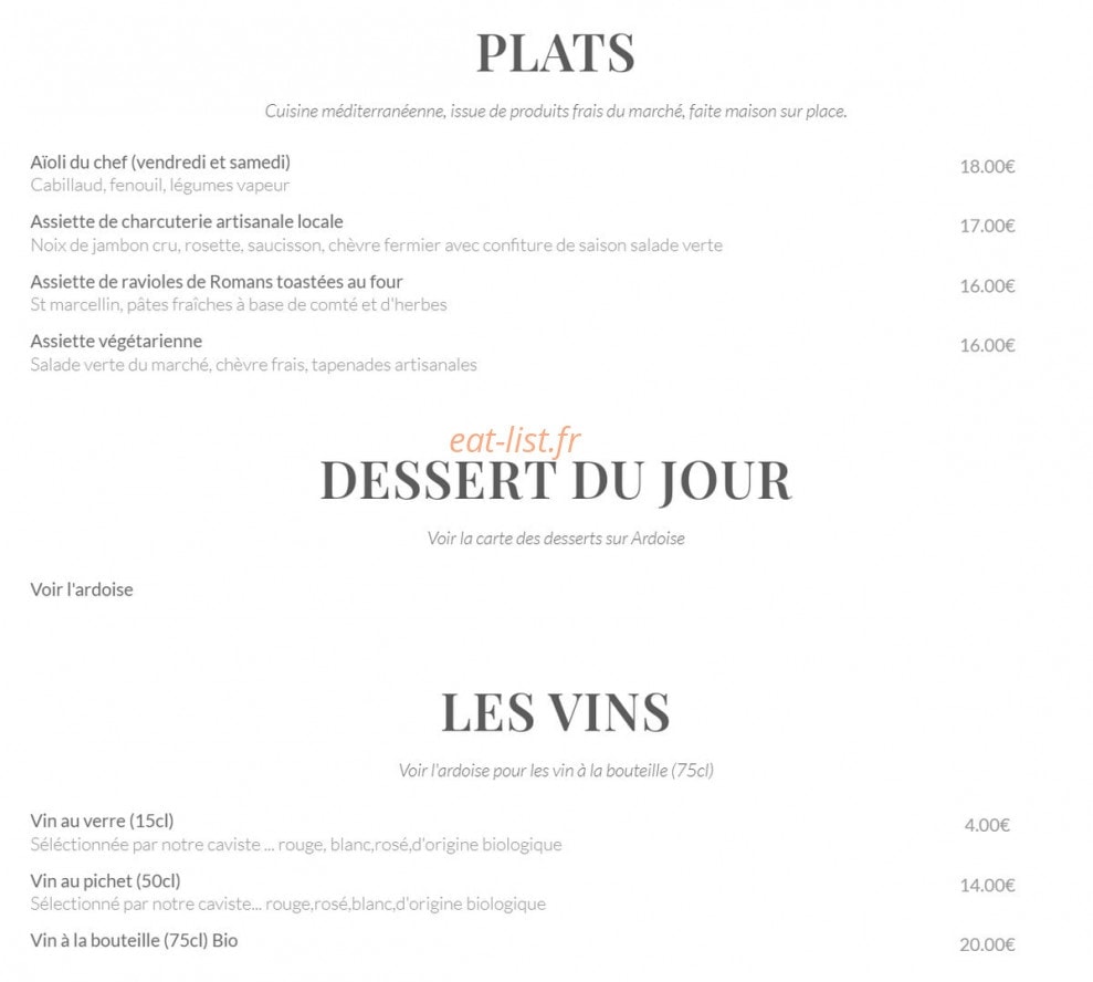 Le Clan des Cigales — carte page 1