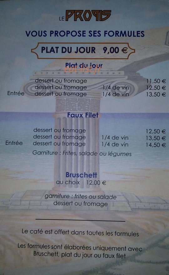 Le Protis — carte page 1
