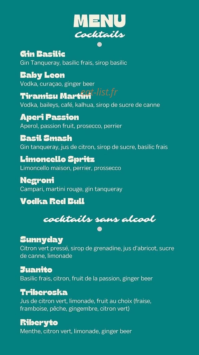 Le Tribeca Da Mario — carte page 2