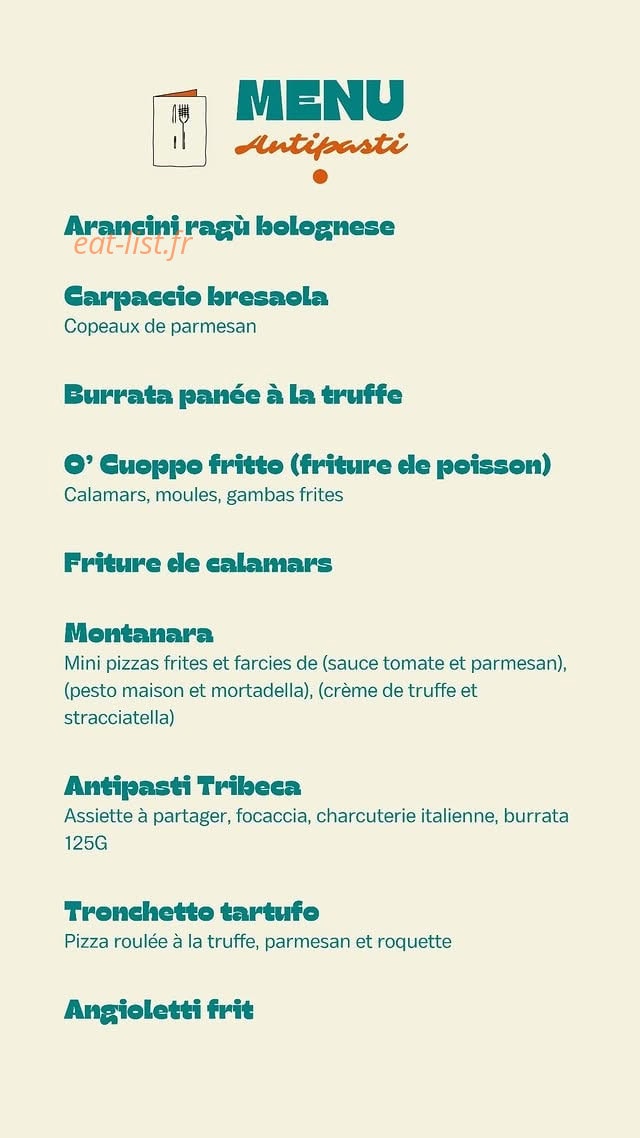 Le Tribeca Da Mario — carte page 3