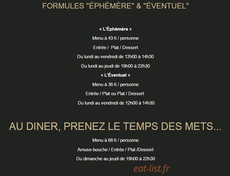 Les Trois Fenêtres — carte page 1