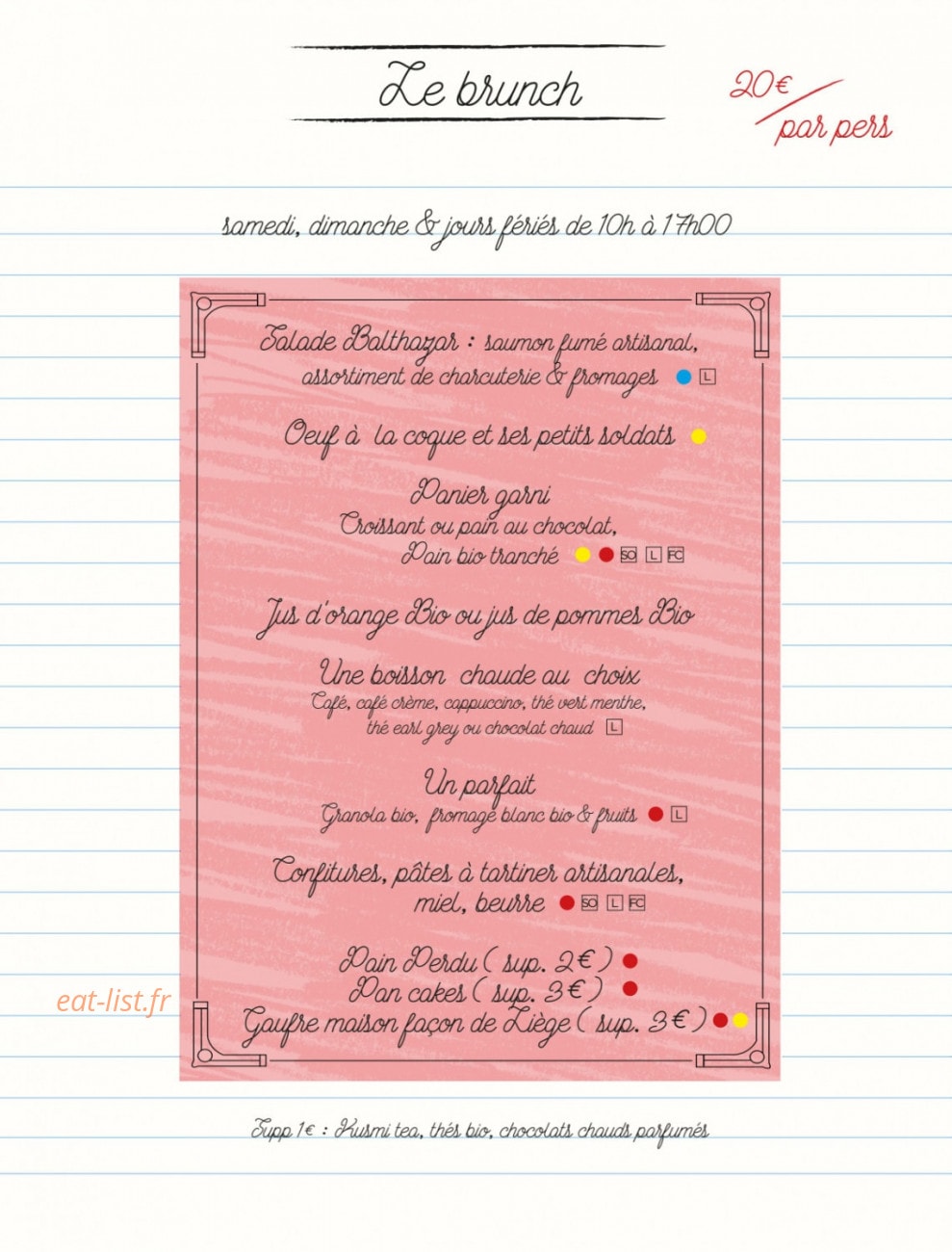 Ma Première Cantine — carte page 4