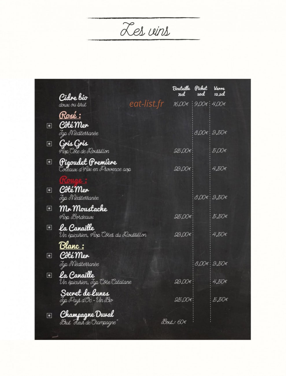Ma Première Cantine — carte page 17