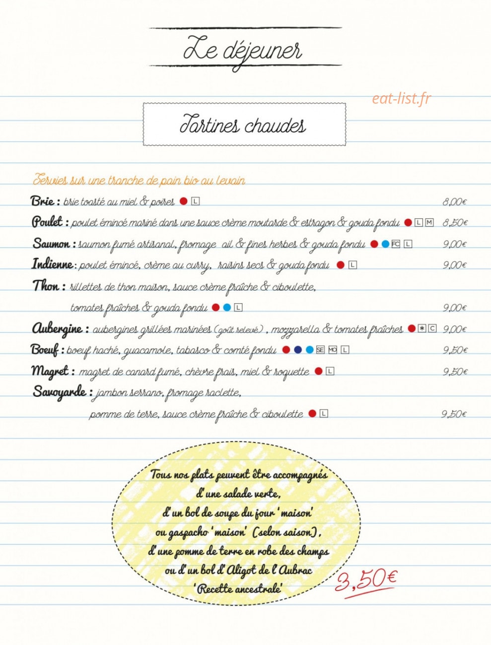 Ma Première Cantine — carte page 9