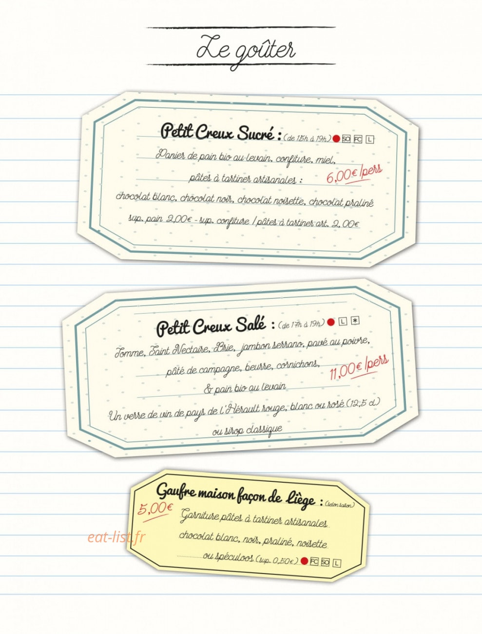 Ma Première Cantine — carte page 15
