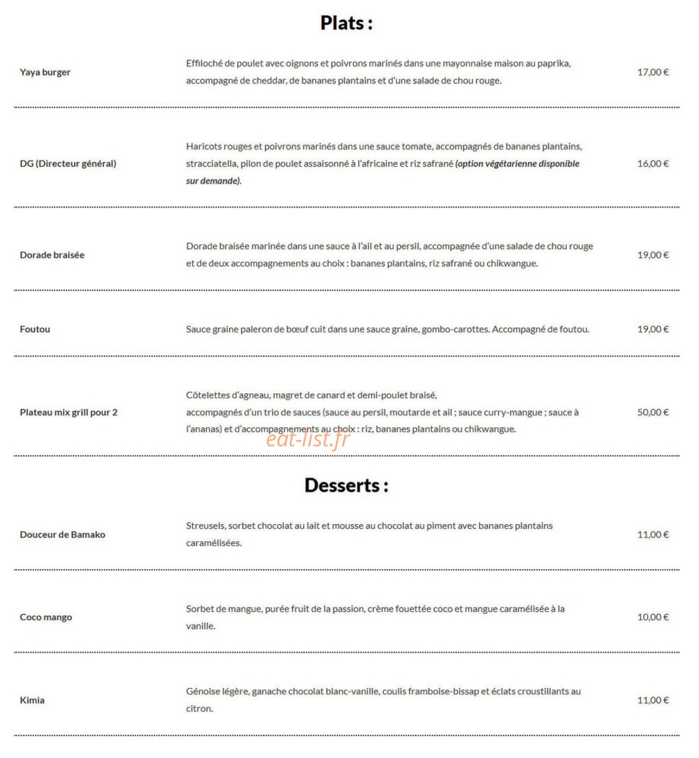 Mama Nelly — carte page 2