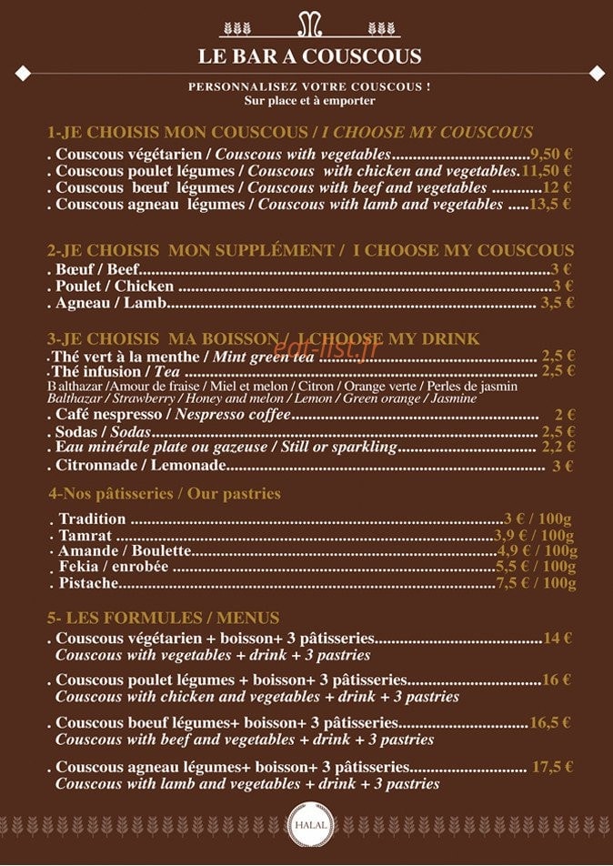 Masmoudi — carte page 1