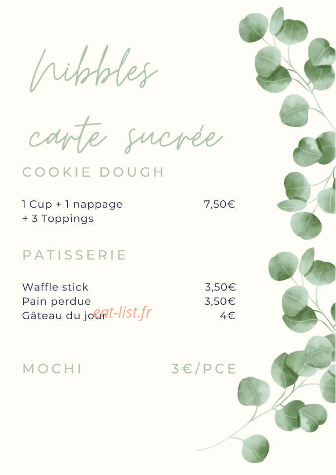 Nibbles — carte page 3