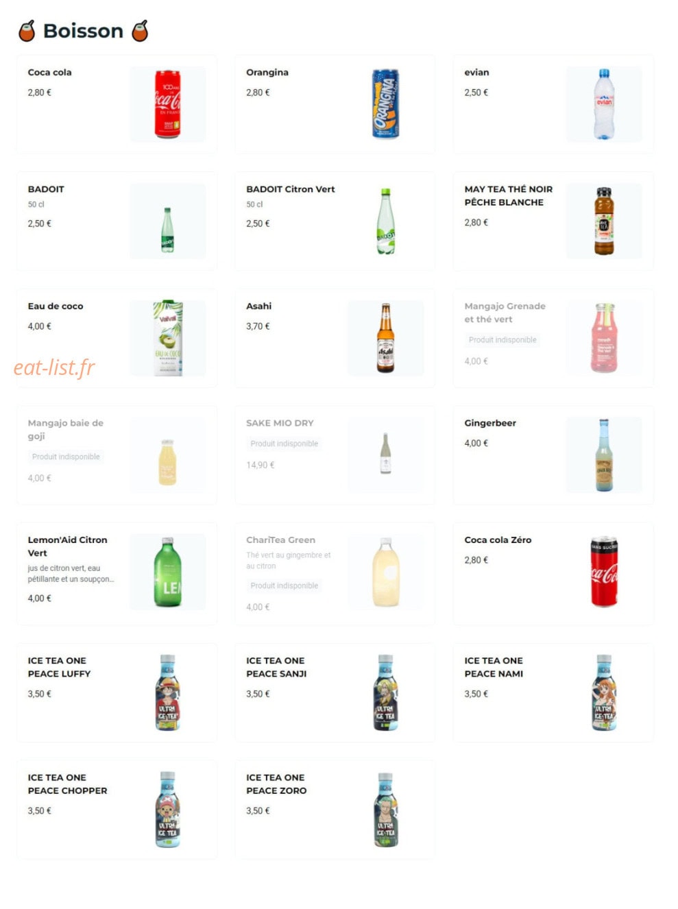 NKI sushi — carte page 7