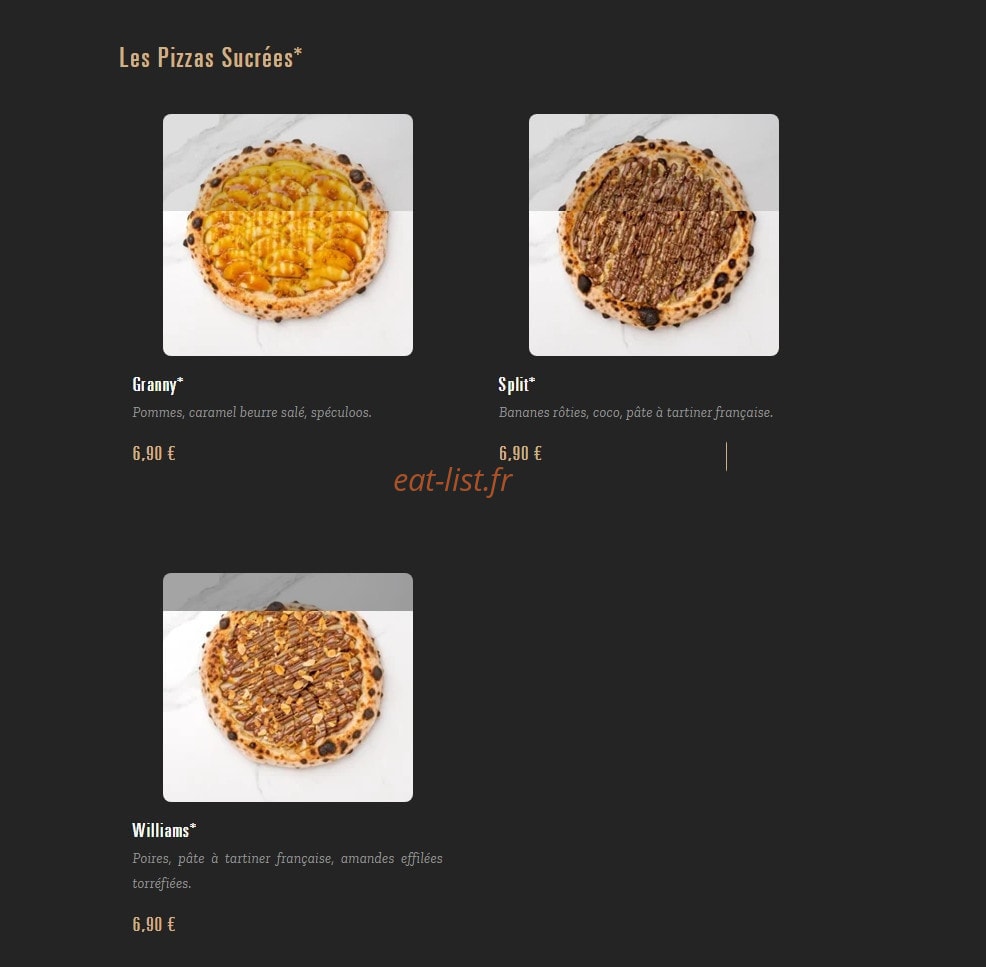 Pizza Cosy — carte page 7