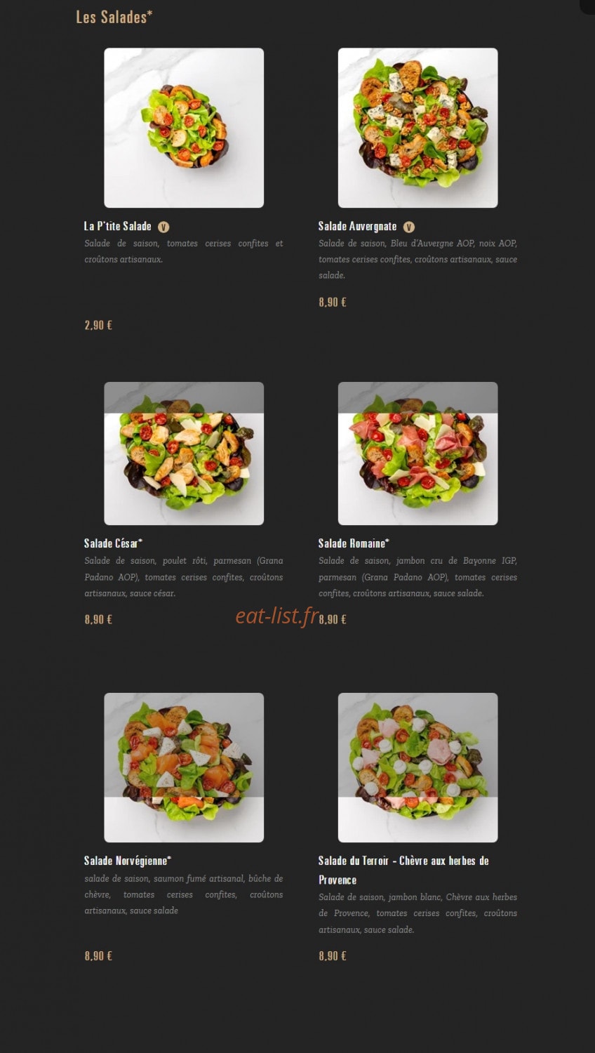 Pizza Cosy — carte page 4