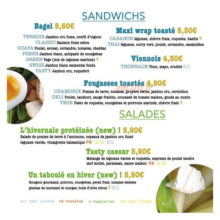 Taste — carte page 3