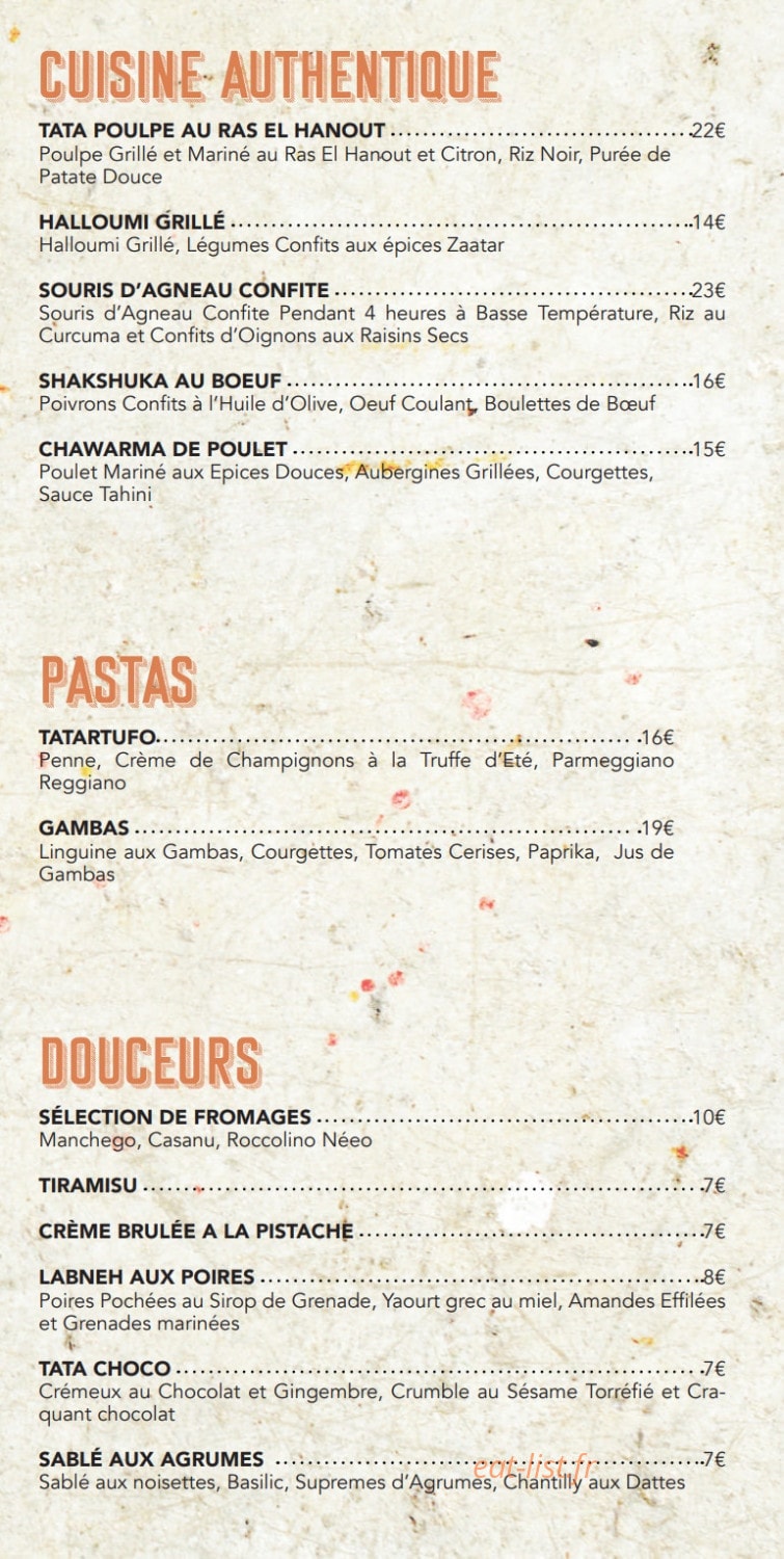 TATA Euromed — carte page 2