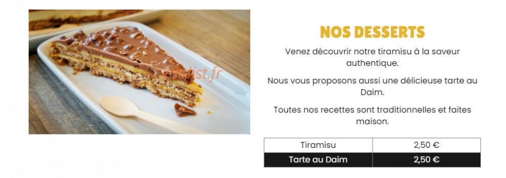 Burger'Style — carte page 4