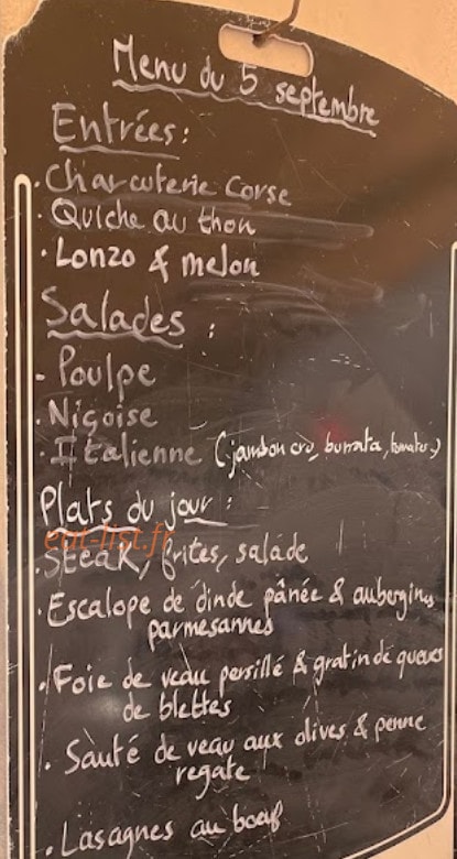 Chez Sylvie — carte page 2