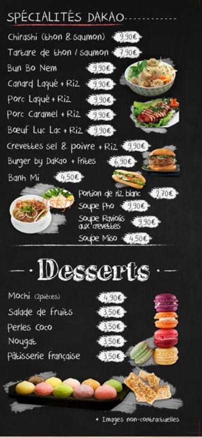 DaKao — carte page 6
