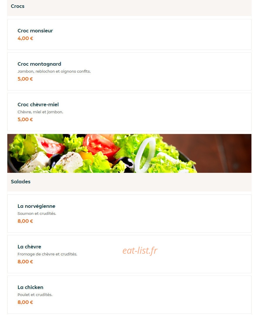 Modo Pizza — carte page 7