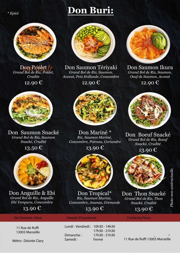 Oishi sushi — carte page 10