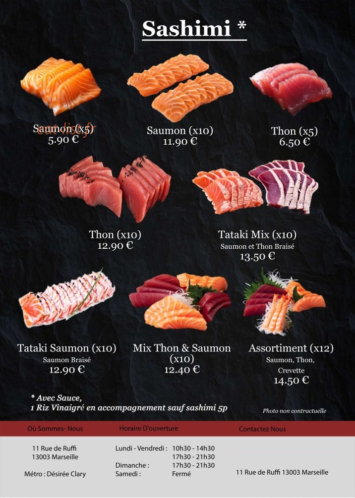 Oishi sushi — carte page 7