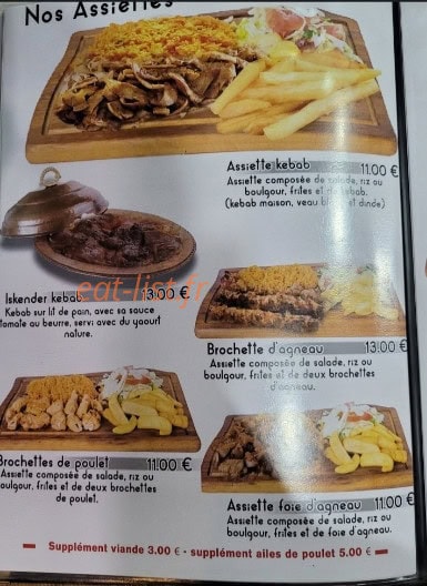 Turkish Street Food — carte page 2