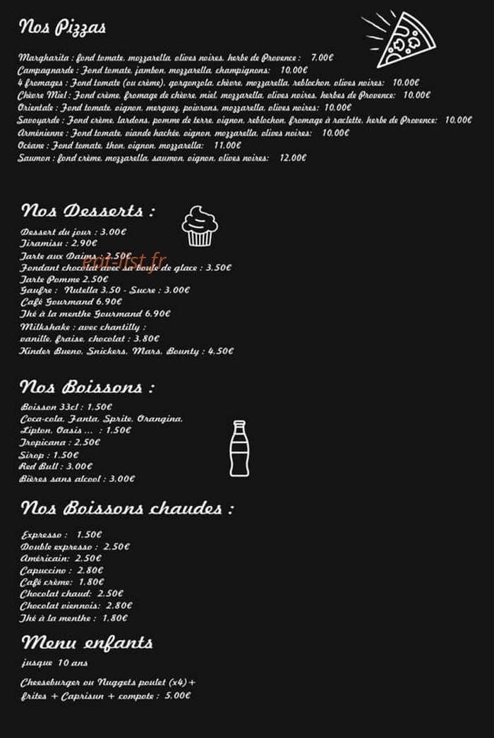 Burger Lounge — carte page 2