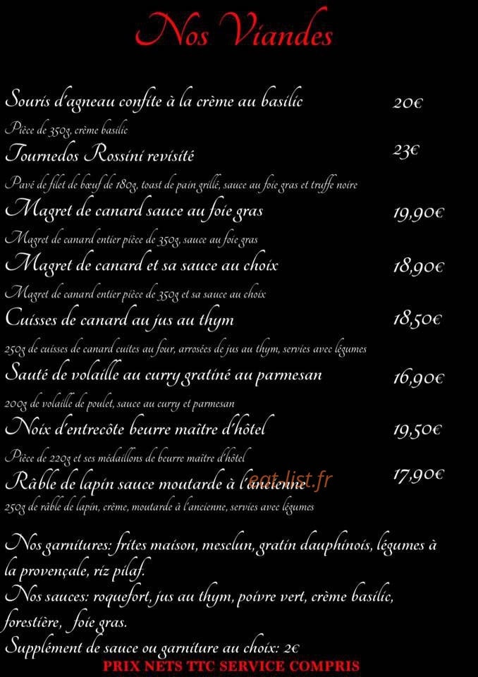 Chez Lili — carte page 4