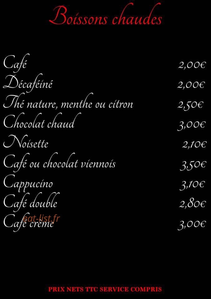Chez Lili — carte page 7