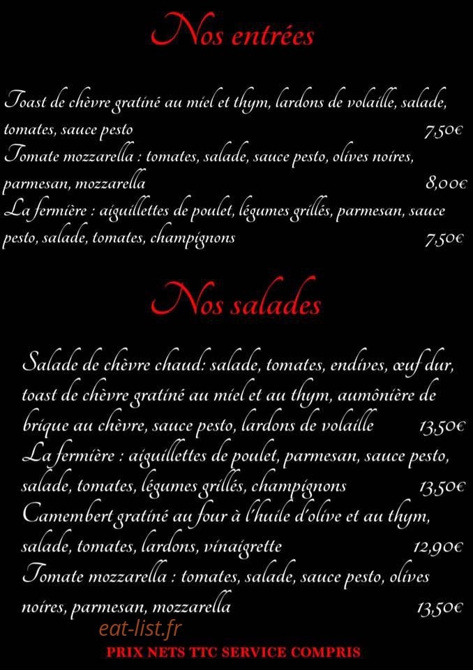 Chez Lili — carte page 3