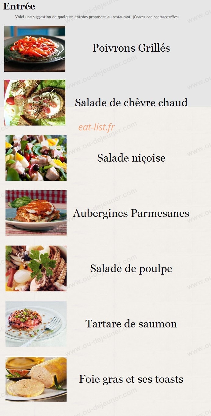 Chez Vincent — carte page 1