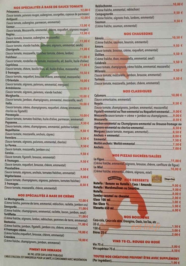 Dolce Italia — carte page 2