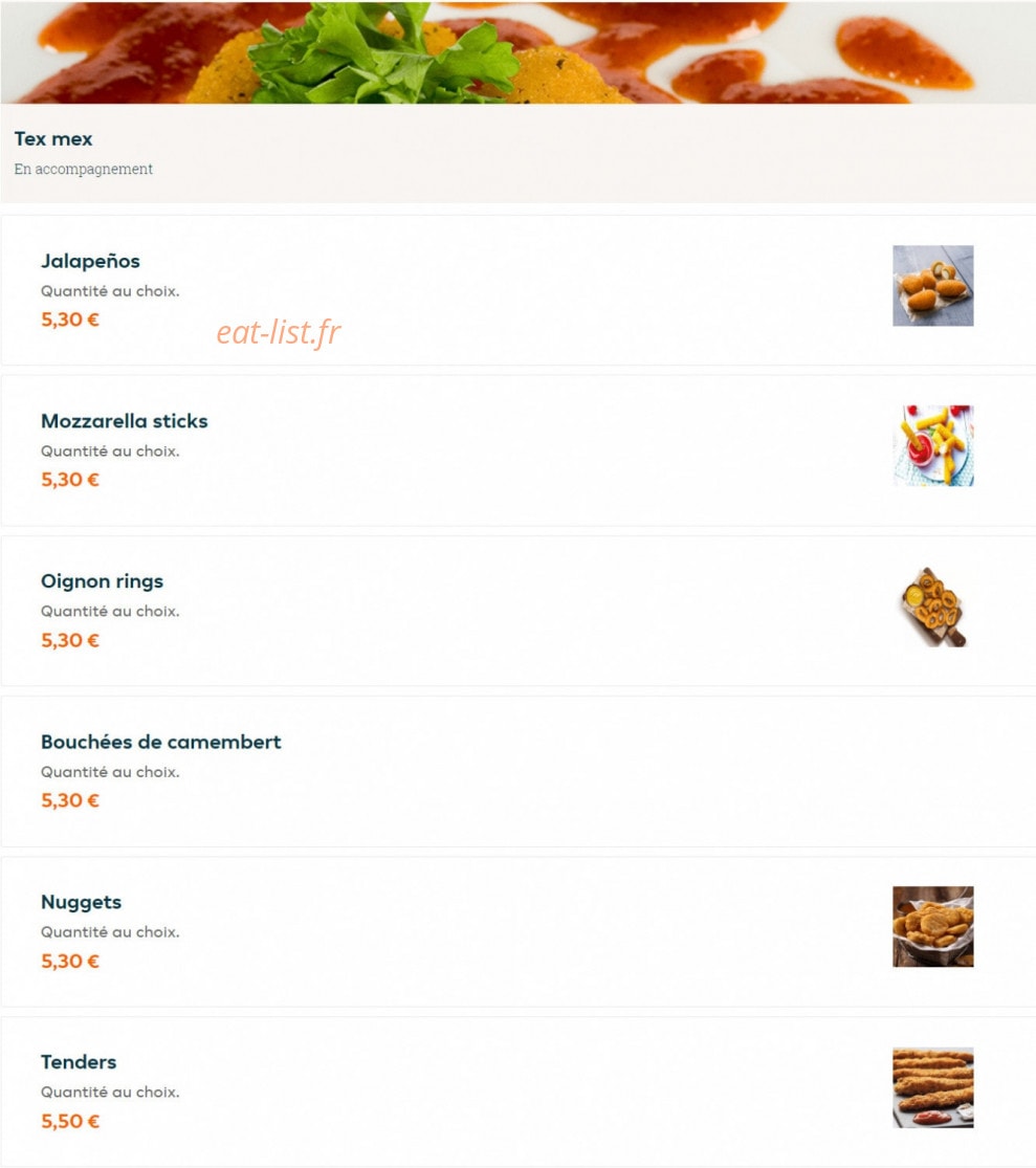 Factory Food — carte page 15
