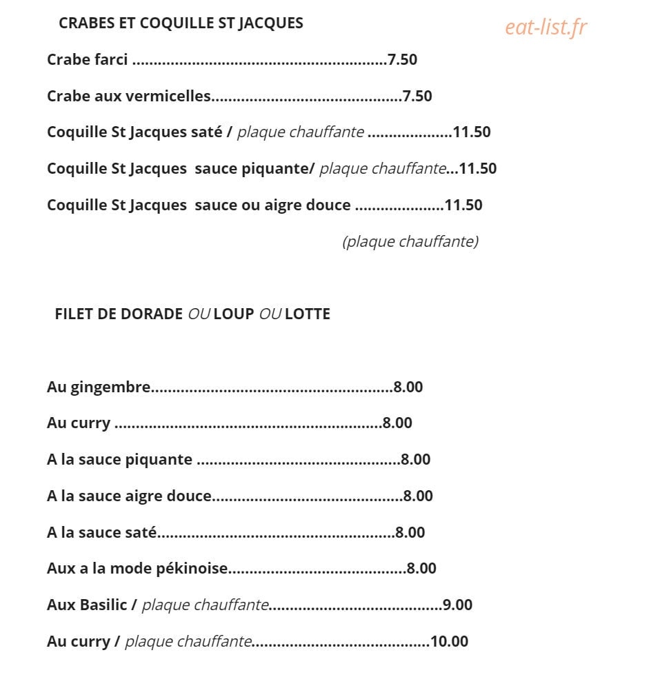 Jade D'asie — carte page 8