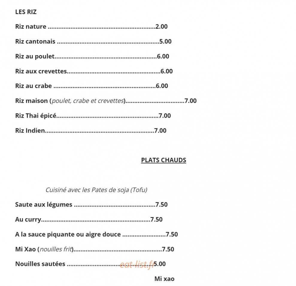Jade D'asie — carte page 3