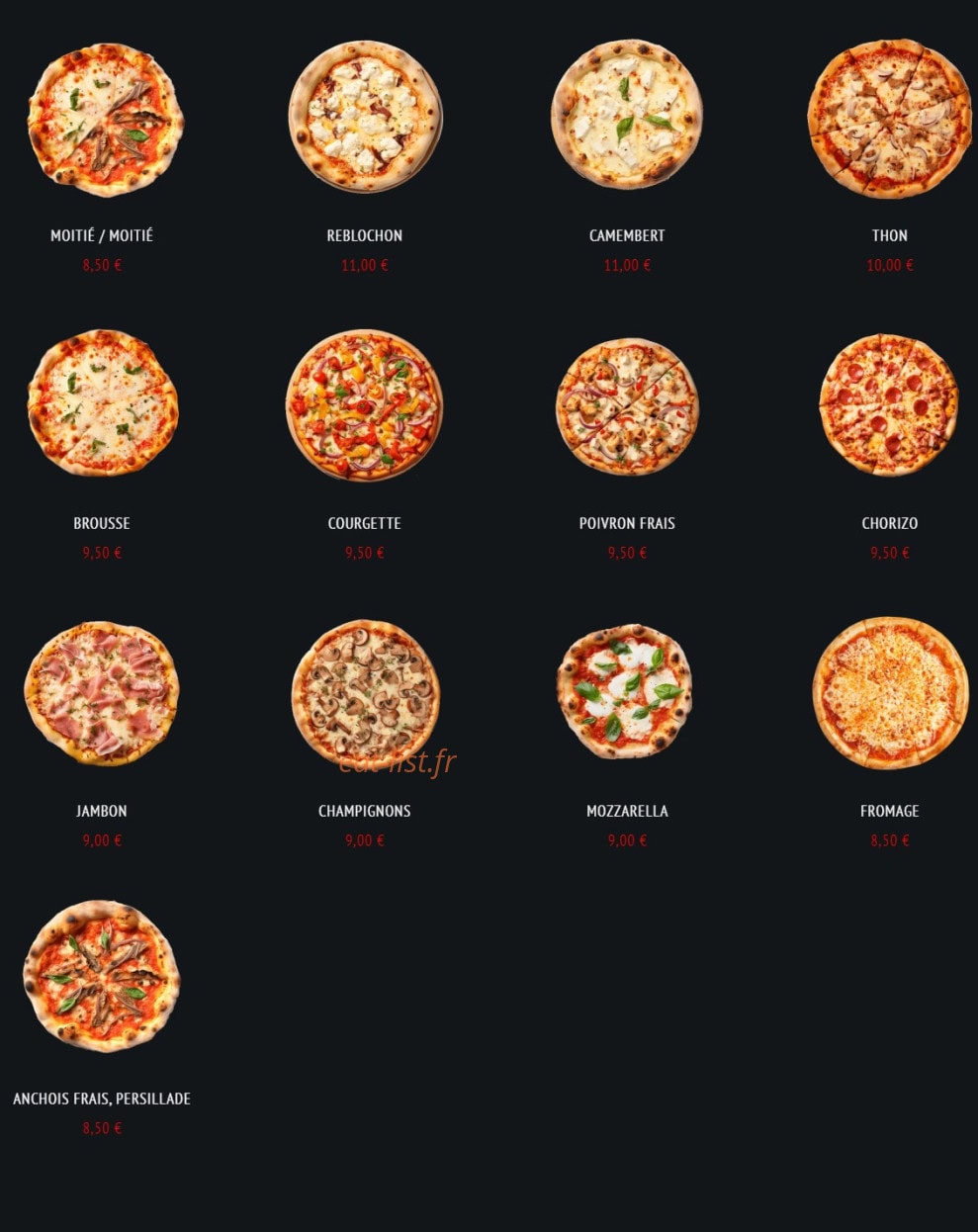 La Pizz’a Najette — carte page 3