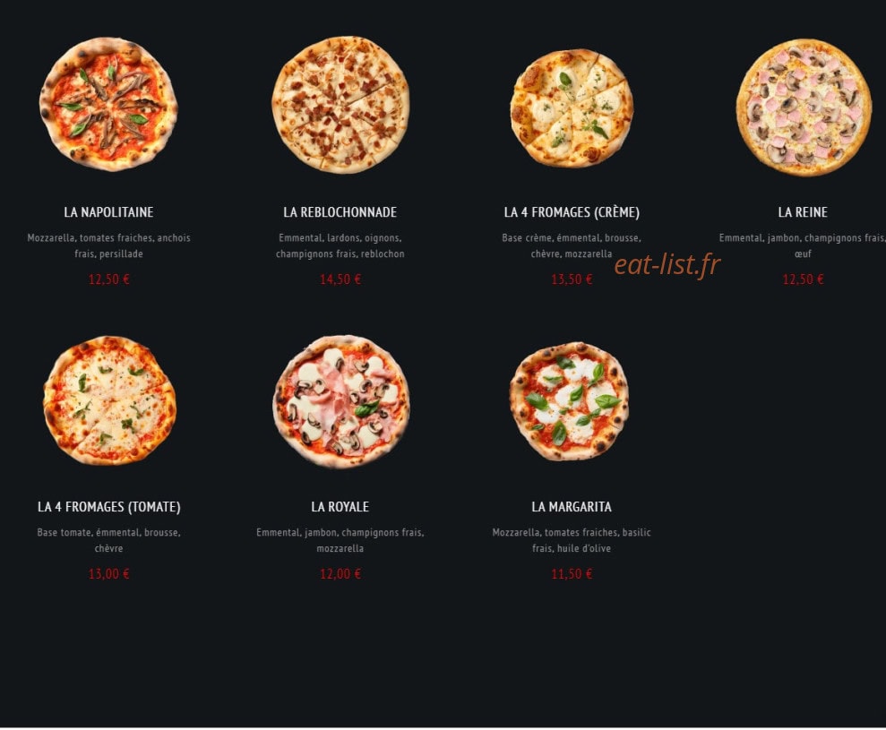 La Pizz’a Najette — carte page 5