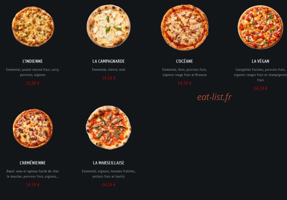 La Pizz’a Najette — carte page 4