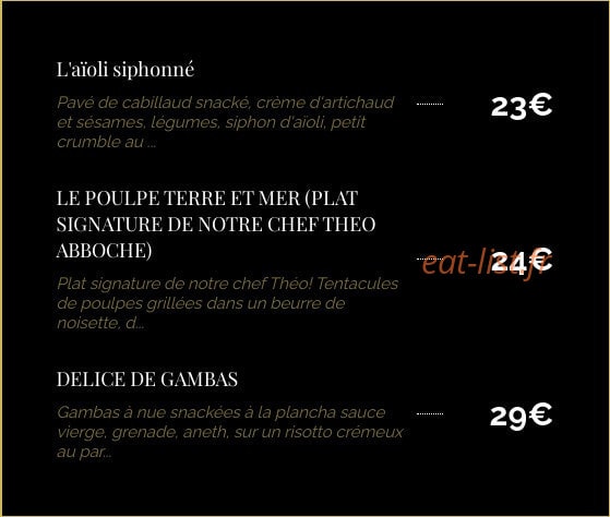 La Table Marseillaise — carte page 4