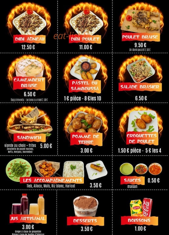 Le Brasier — carte page 1