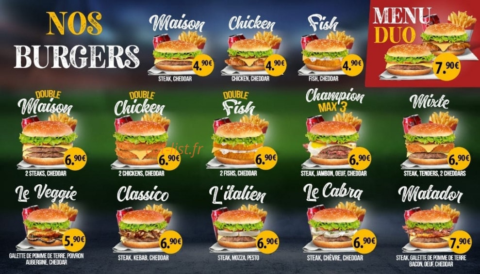 Le Classico Foods — carte page 4