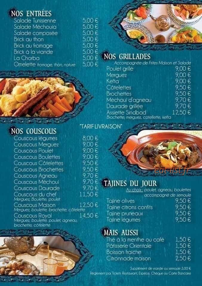 Le Sindbad — carte page 2