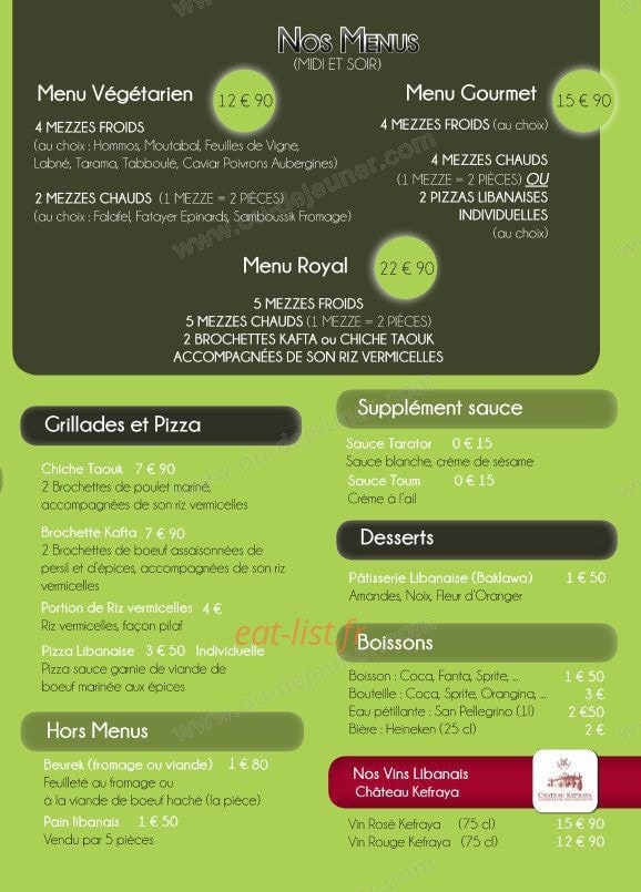 Liban Express — carte page 2