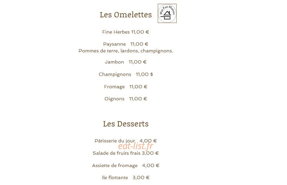 Resto Chutes lavie — carte page 3