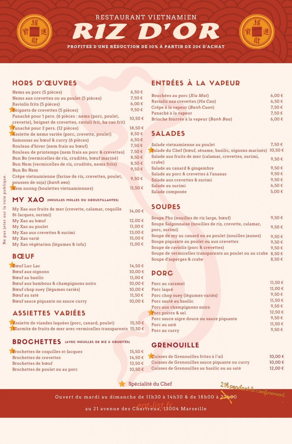 Riz d'Or — carte page 1