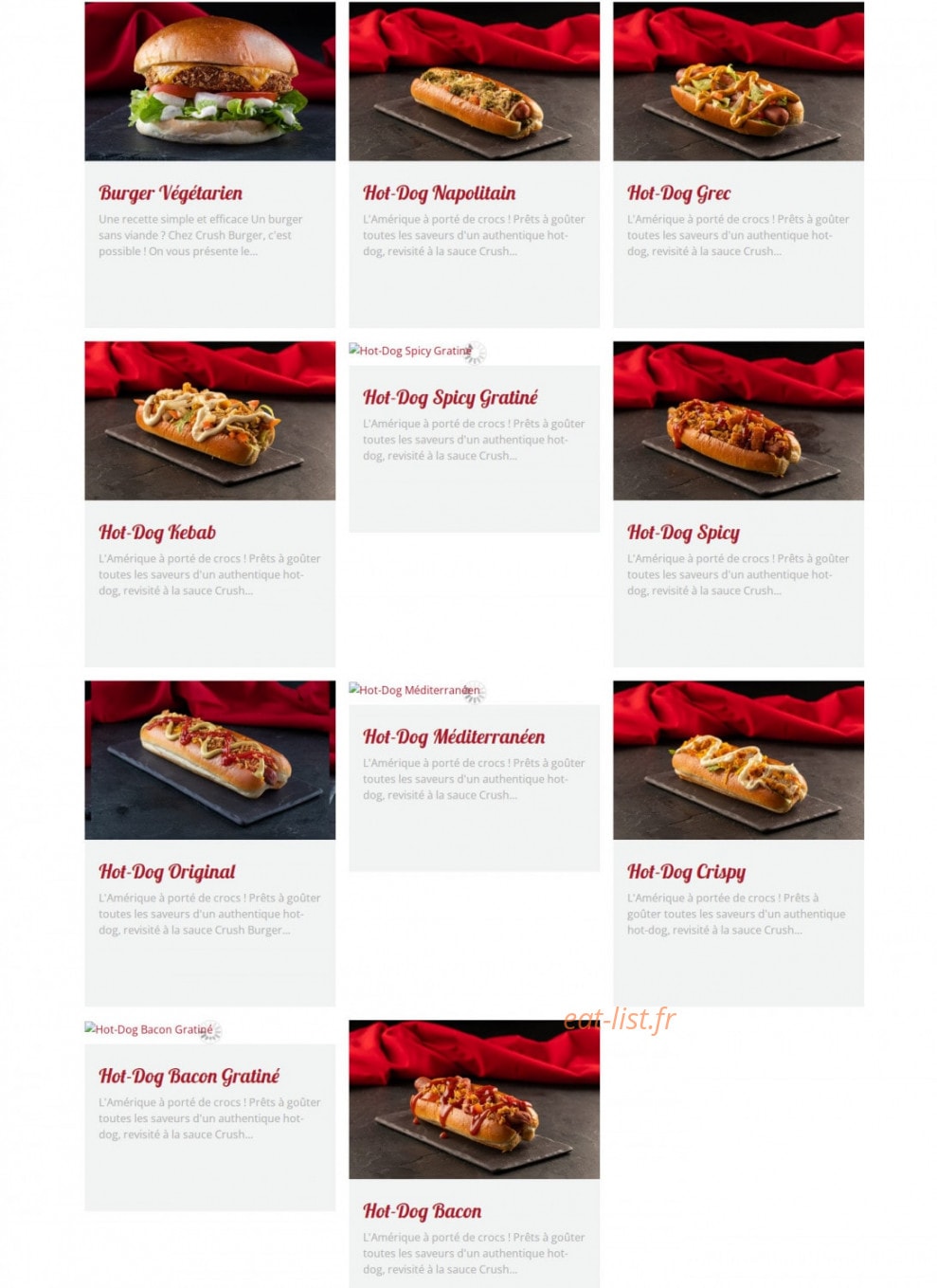 Tacos Avenue — carte page 9